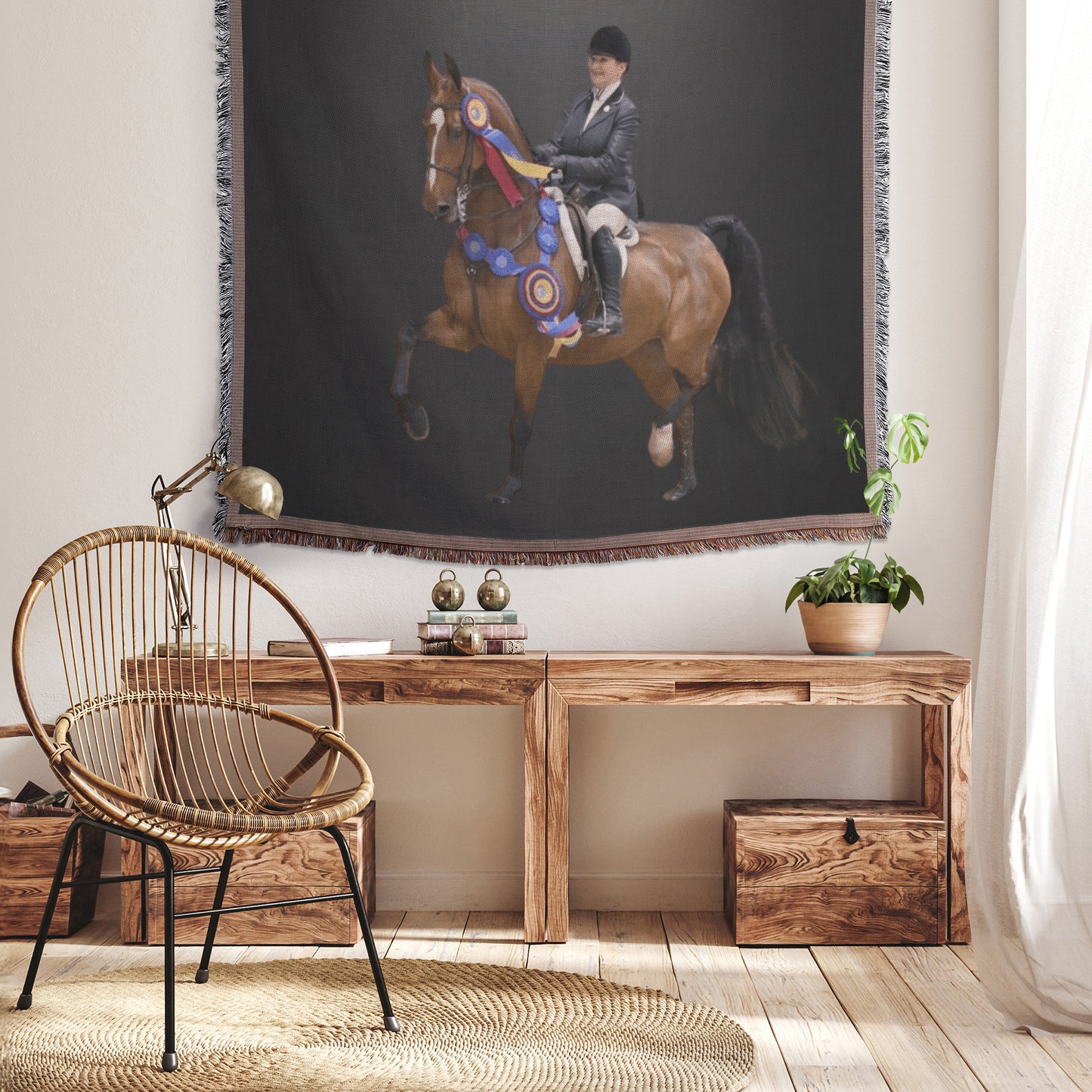 Custom Photo Woven Blanket - Throw - Unique Personal Gift