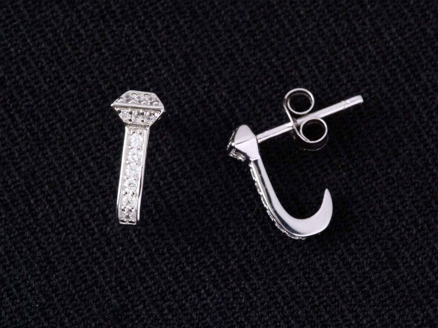 Small Horseshoe Nail Earrings – Sterling Silver or 14K Gold Plated | 1/2" Stud Earrings for Equestrians | Gift Boxed | Original Design