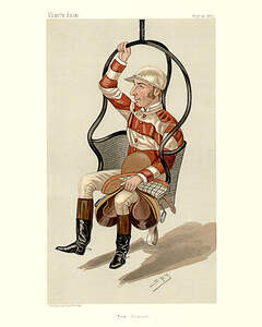 Vanity Fair Horse Racing & Jockey Prints - Set of Unframed 8 x 10" Prints