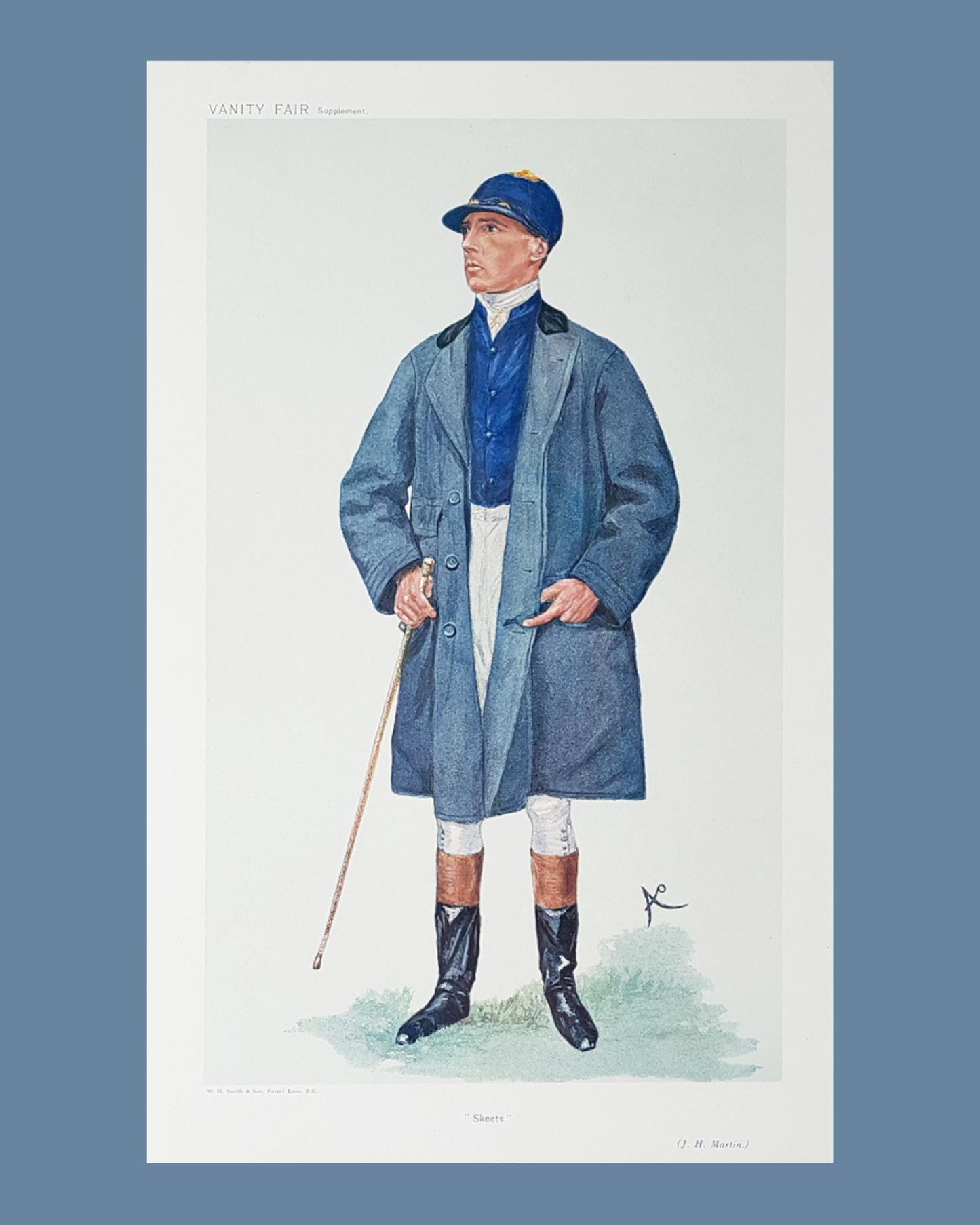 Vanity Fair Horse Racing & Jockey Prints - Set of Unframed 8 x 10" Prints