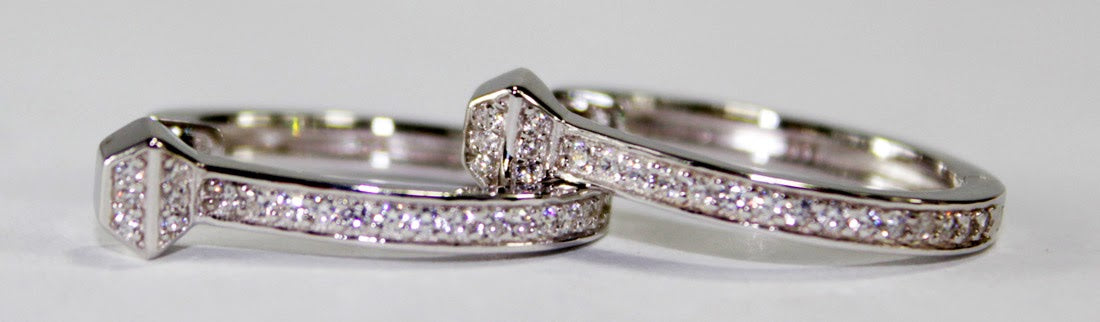 Sterling Silver Hinged Hoop Earrings with CZ's