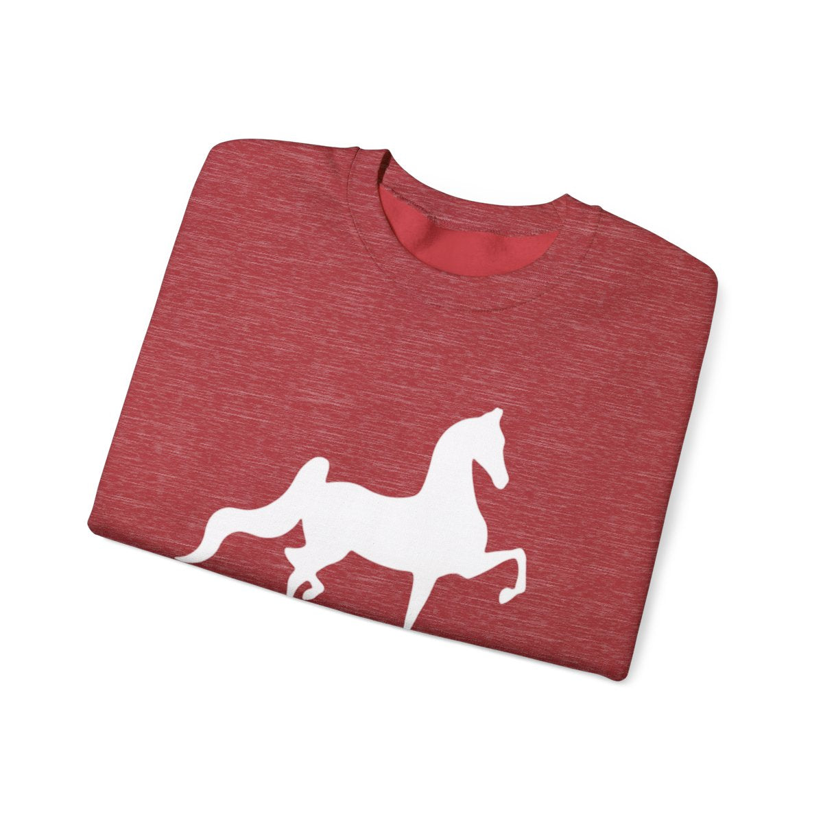 American Saddlebred Equestrian Spirit Crewneck Sweatshirt - Cozy Riding Gift, Horse Lover Apparel, Casual Layering, Perfect for Horse Shows, Gift for Horse Lover