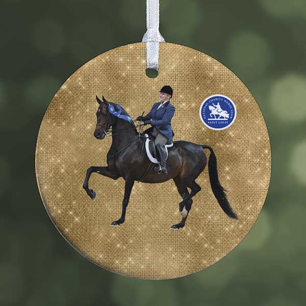 Custom Pet Portrait Ceramic Ornament -Photo & Text - Gift Boxed - Wonderful Gift for Friends, Family, Thoughtful - Choice background