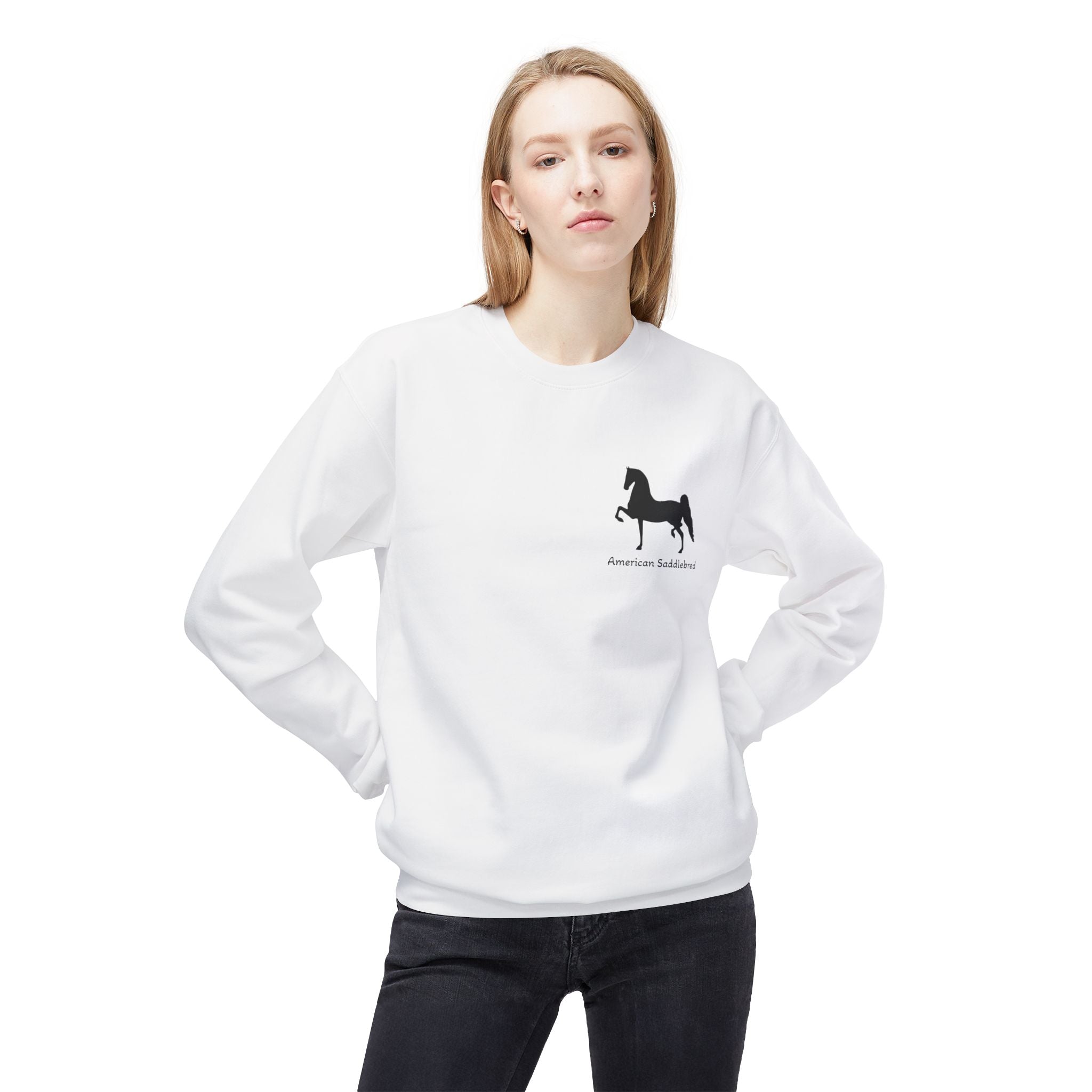 American Saddlebred Unisex Midweight Softstyle Fleece Crewneck Sweatshirt - Want it Personalized?