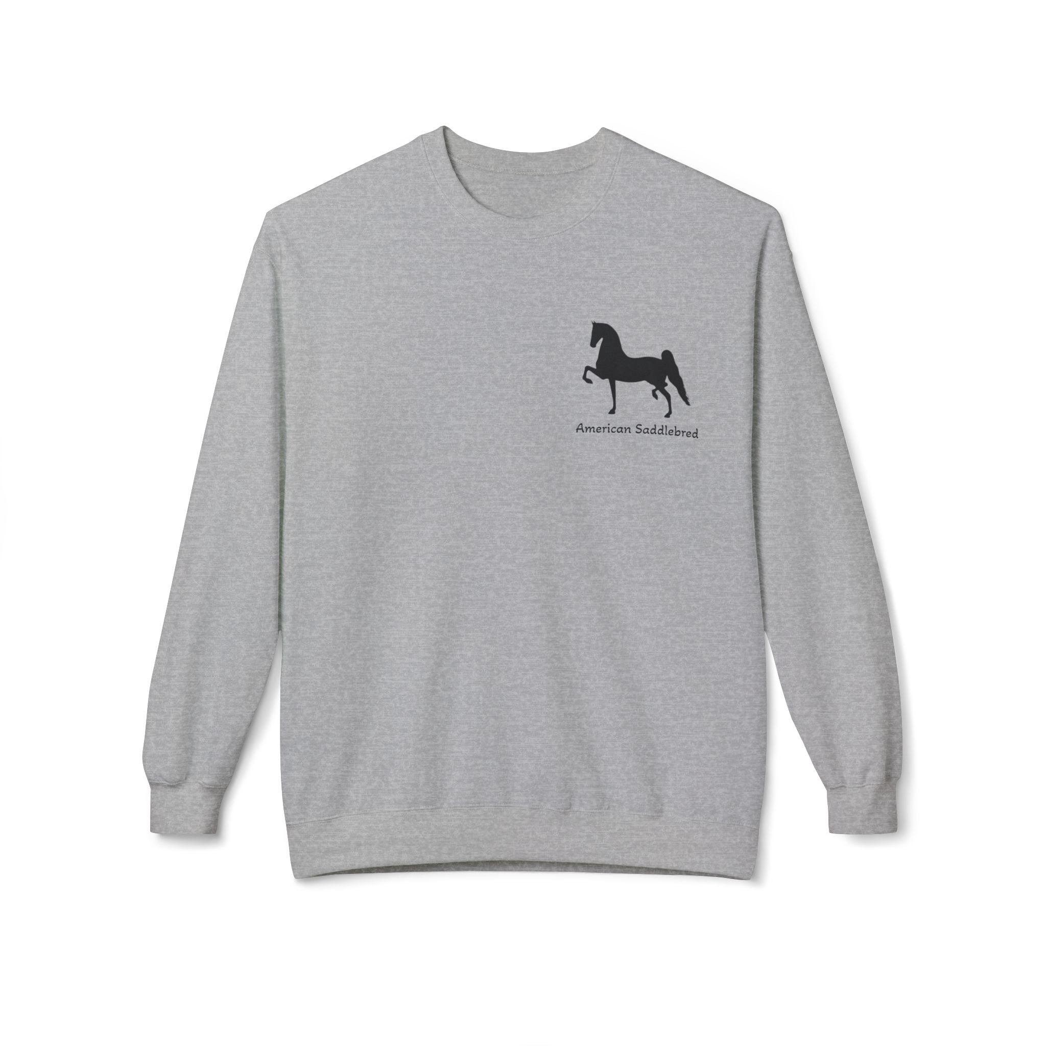 American Saddlebred Unisex Midweight Softstyle Fleece Crewneck Sweatshirt - Want it Personalized?