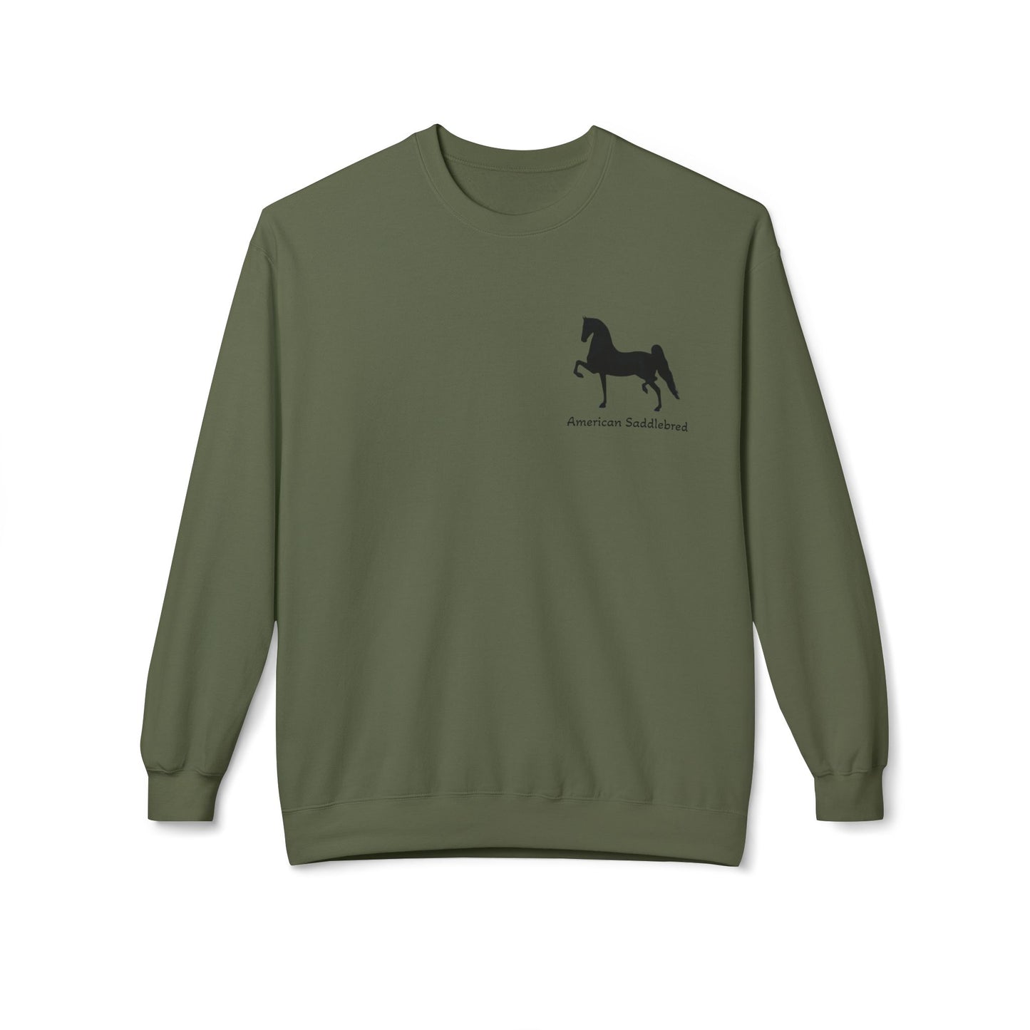American Saddlebred Unisex Midweight Softstyle Fleece Crewneck Sweatshirt - Want it Personalized?
