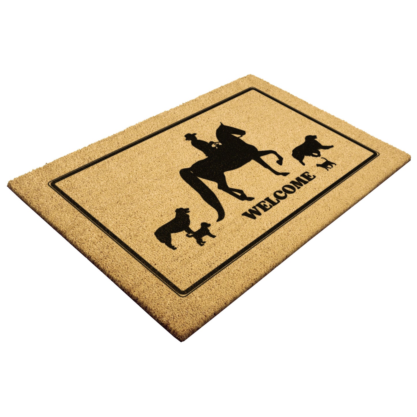 Custom Coir Door Mat - 4 Sizes to Choose From - Personalized Your Way