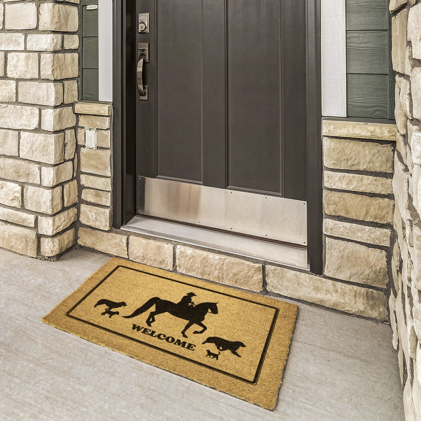 Custom Coir Door Mat - 4 Sizes to Choose From - Personalized Your Way