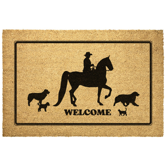 Custom Coir Door Mat - 4 Sizes to Choose From - Personalized Your Way