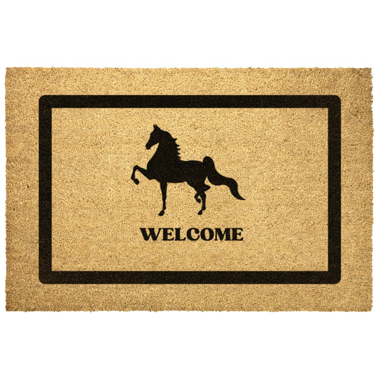 Custom Coir Door Mat - 4 Sizes to Choose - Your Text & Horse Breed