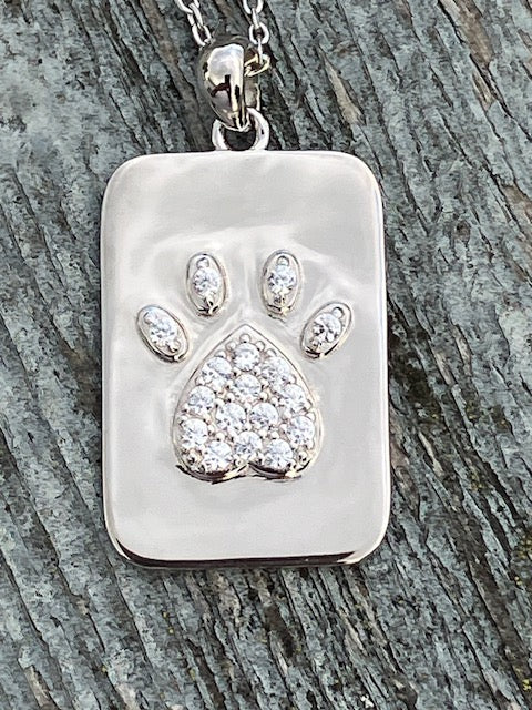 Custom Designs - 3 Different 925 Sterling Rectangle Pendants for Horse & Dog Lovers