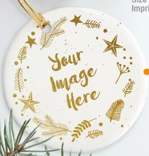 Our Custom Ceramic Photo Ornament