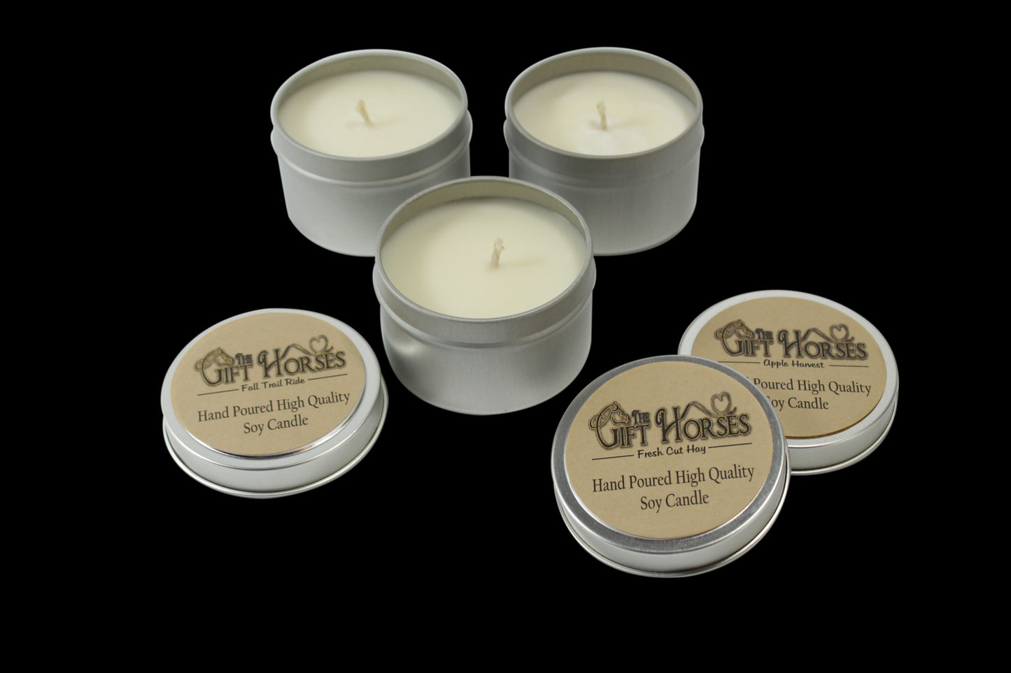 Customizable 9 oz. Vanilla Scented Soy Candle