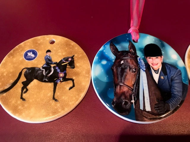 Personalized Christmas Ornaments 1 or 2 Sides - 3" Round only for 2 Side Printing