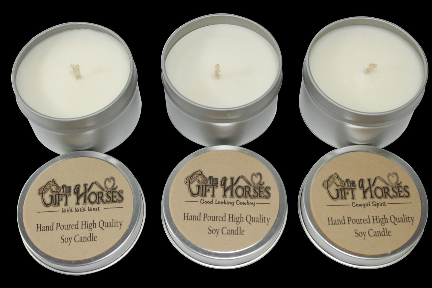 Customizable 9 oz. Vanilla Scented Soy Candle